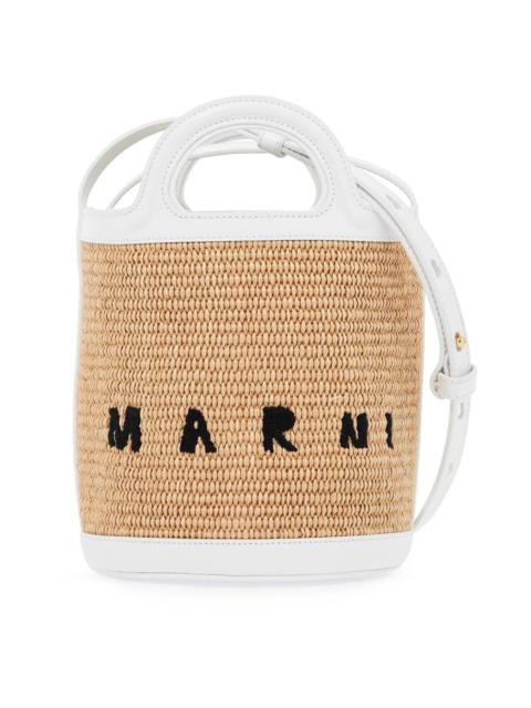 Marni RAFFIA TROPICALIA BUCKET BAG