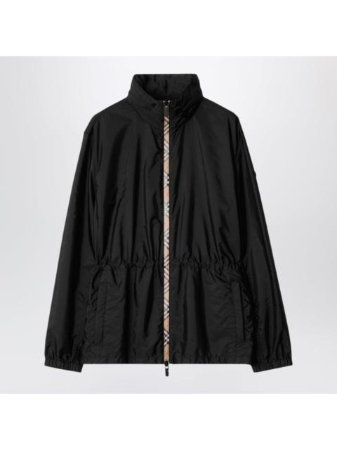 Burberry Burberry Black Nylon Zip-Up Jacket Women