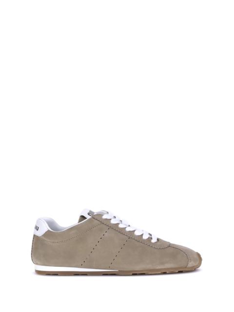 Miu Miu Women Suede Plume Sneakers