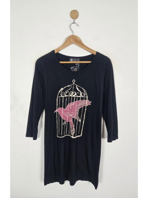 Hysteric Glamour Hysteric Glamour Andy Warhol Bird in a Cage shirt
