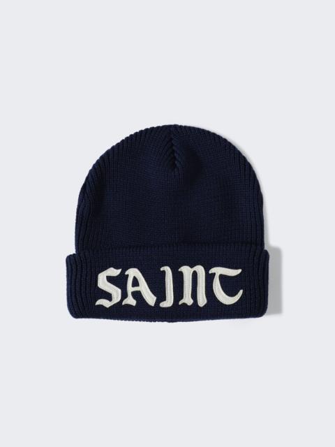 SAINT M×××××× Wool Knit Beanie Navy
