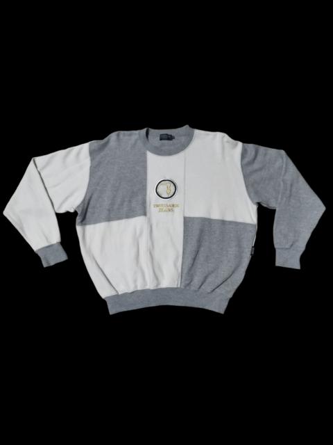 Other Designers Vintage - Vintage Sweatshirt Trussardi Jeans Big Logo Embroidery