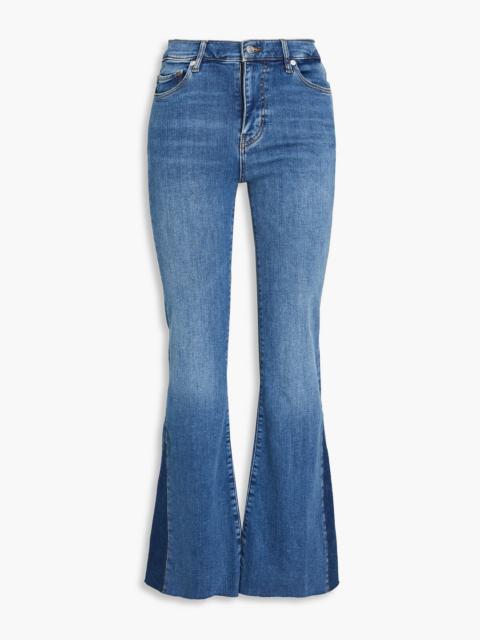 FRAME Le Easy Flare high-rise flared jeans