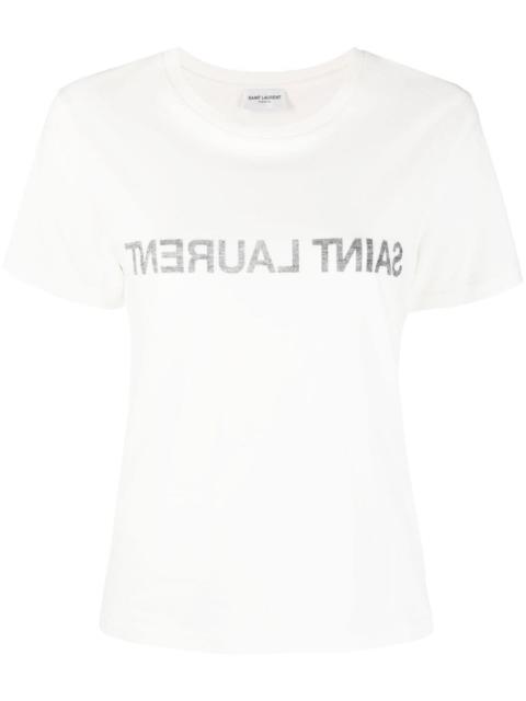 Saint Laurent Paris Women T-Shirt Logo