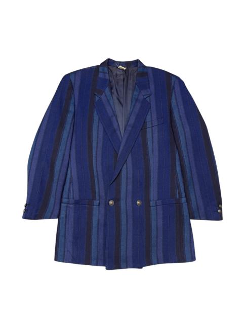 Vintage Gianni Versace Wool Cashmere Coat Multi Color