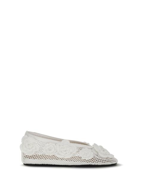 GANNI Ganni Women Jenny Mesh Ballerinas