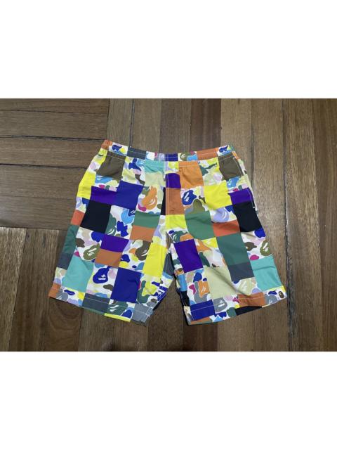 A BATHING APE® Bape Multicolor Camo Square Swimshorts
