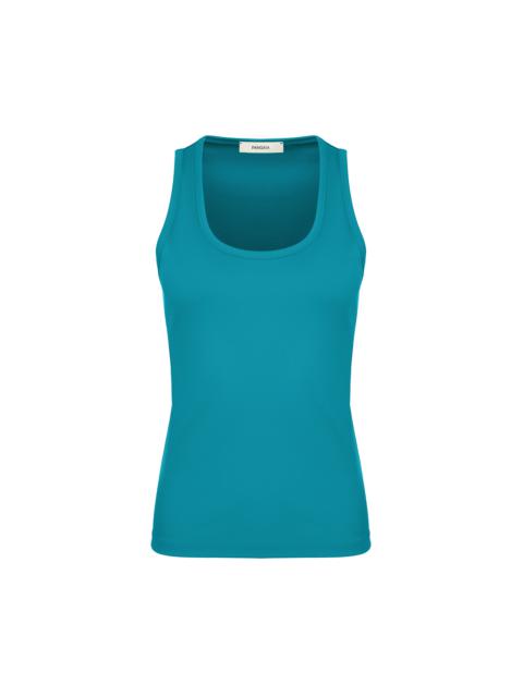 Womens  Interlock Tank Top - Malachite Green