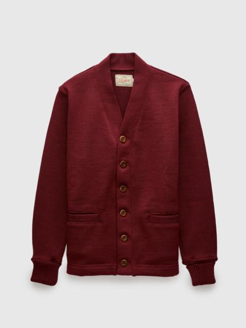 Dehen 1920 Classic Cardigan in Burgundy