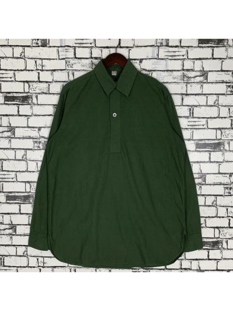 Other Designers Army Of Me × Vintage - Vintage Swedish Army Pullover Long Shirt