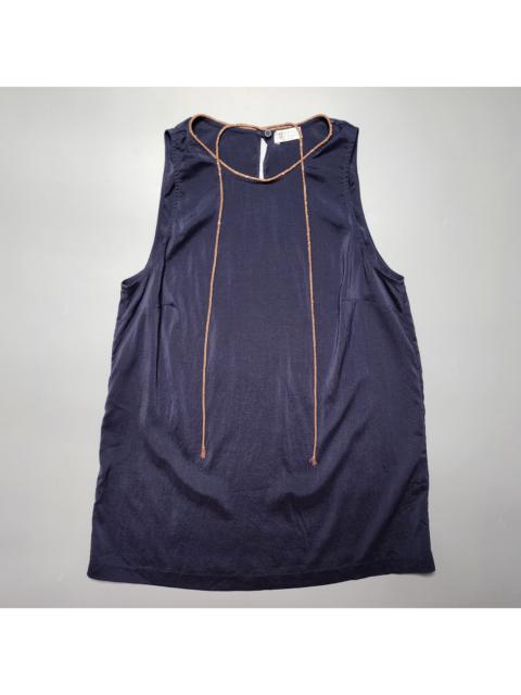 Brunello Cucinelli Brunello Cucinelli - Monili Chain Motif Silk Camisole