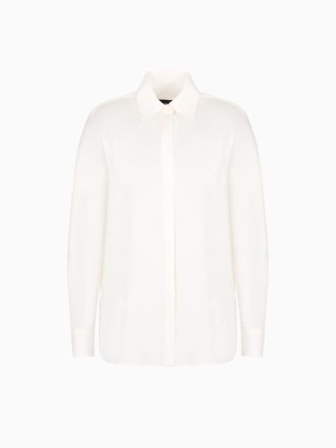 GIORGIO ARMANI Pure silk charmeuse shirt