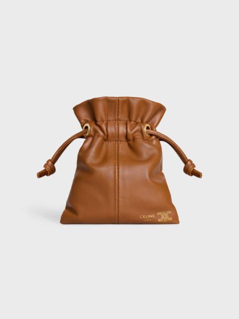 CELINE MICRO CRYSTAL POUCH IN SMOOTH LAMBSKIN