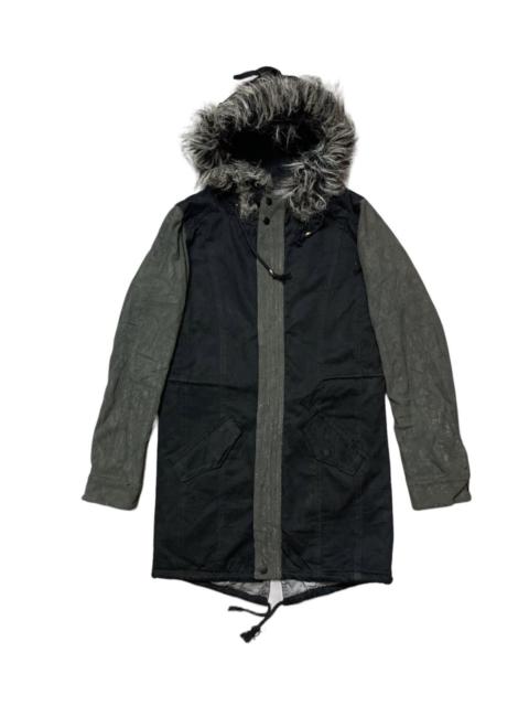 Hysteric Glamour Japanese Brand MIDAS Apocalyptic Quilted Parka Fishtail