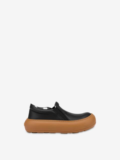 Moschino CALFSKIN SLIP-ON TRAINERS
