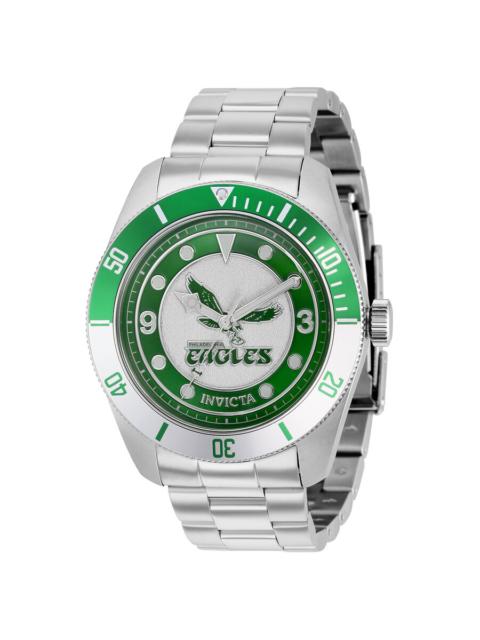 Other Designers Invicta NFL Philadelphia Eagles Quartz Green Dial Men's Watch 37234
