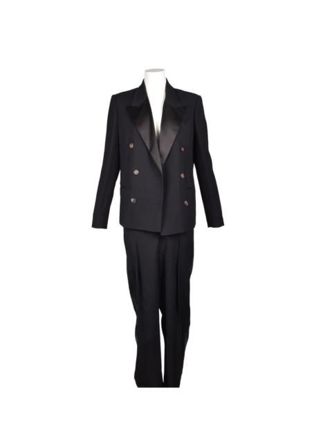 Brunello Cucinelli Brunello Cucinelli Black Virgin Wool Blend Suit