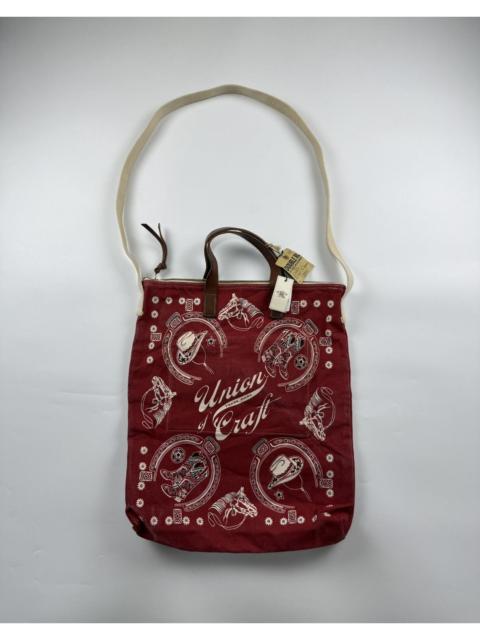 Other Designers RRL Ralph Lauren - Ralph Lauren RRL Union of Craft Canvas Tote Bag