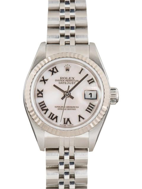 ROLEX Used Ladies Rolex Datejust Ref 79174 Mother of Pearl Dial