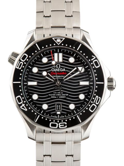 OMEGA Used Omega Seamaster Stainless Steel Diver 300M Black Dial