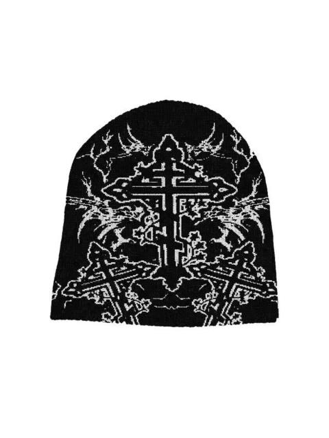 Other - 🔥🕷☠️CRAZY DESIGN Japanese style Beanie hat y2k ⚡️ Cross