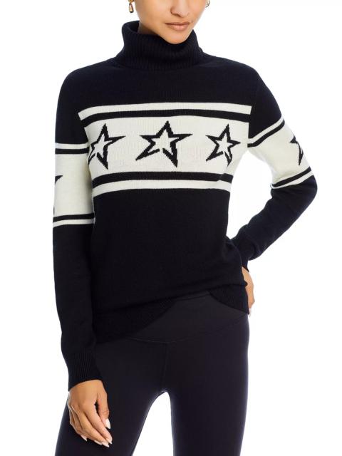 PERFECT MOMENT Chopper Wool Star Intarsia Sweater