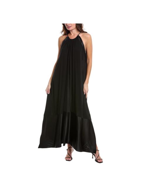 Max Mara Samaria Silk-Trim Maxi Dress