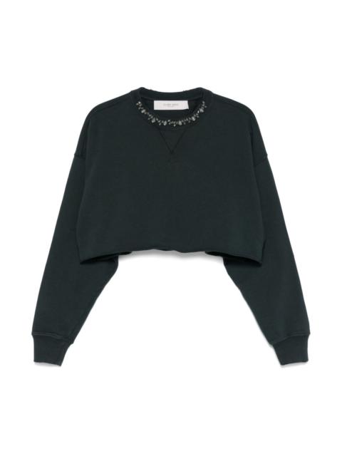 Golden Goose Organic cotton cropped sweatshirt