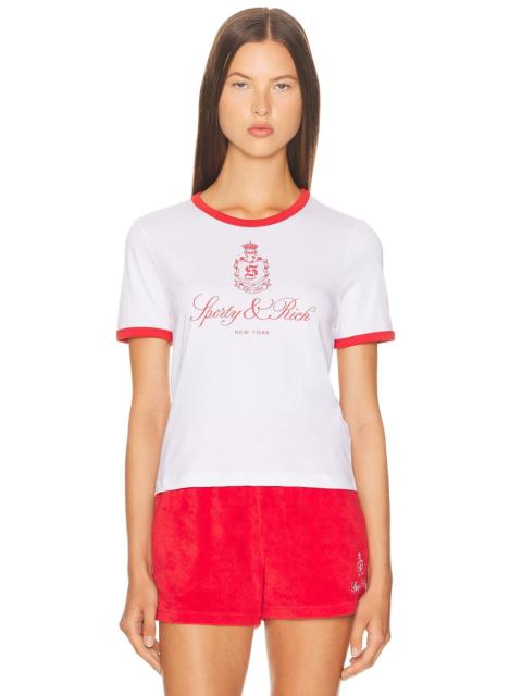 Sporty & Rich Vendome Ringer Tee