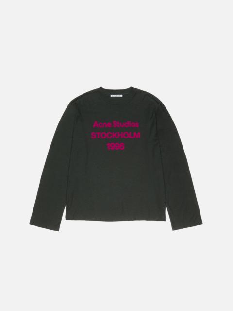 Acne Studios Logo t-shirt - Year of the Horse - Black