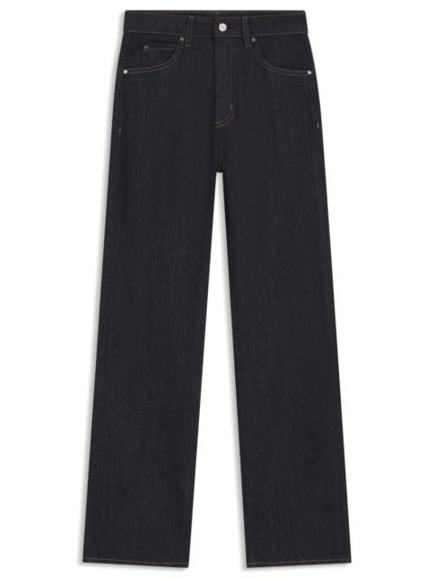 BOSS SLIM-FIT JEANS IN WASHED INDIGO STRETCH DENIM