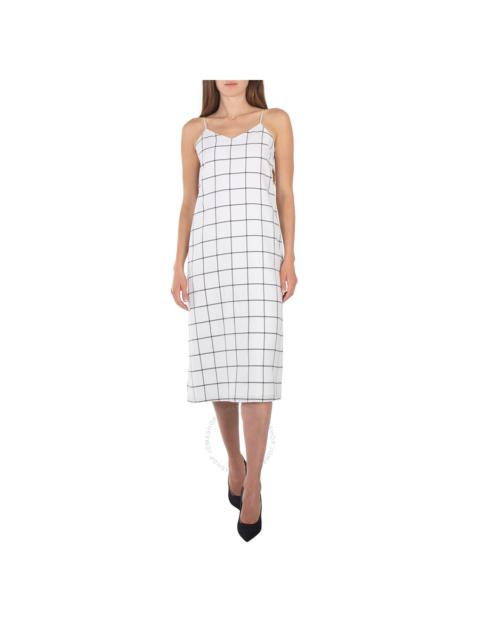 Tibi Tibi - Tibi Twill Windowpane Slip Dress
