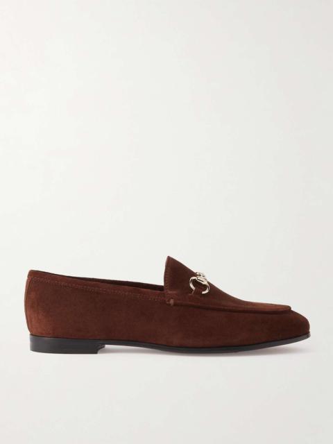 Jordaan horsebit-detailed suede loafers