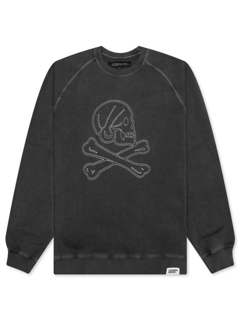 NEIGHBORHOOD PIGMENT DYED SWEAT SHIRT L/S - BLACK