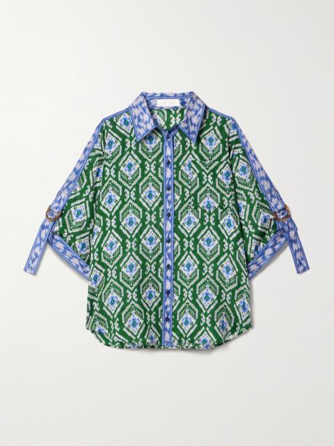 Zimmermann Wylie Printed Silk Shirt