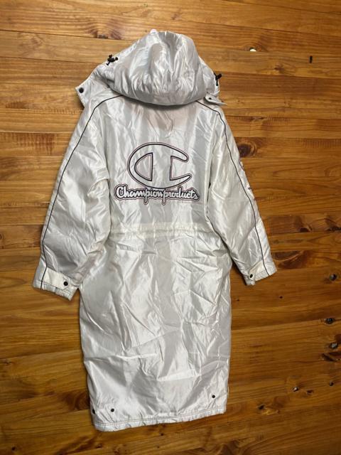 Champion Vintage Embroidered Champion Big Logo Raincoat Parka