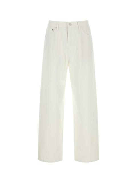 Jil Sander Jil Sander Men White Denim Jeans