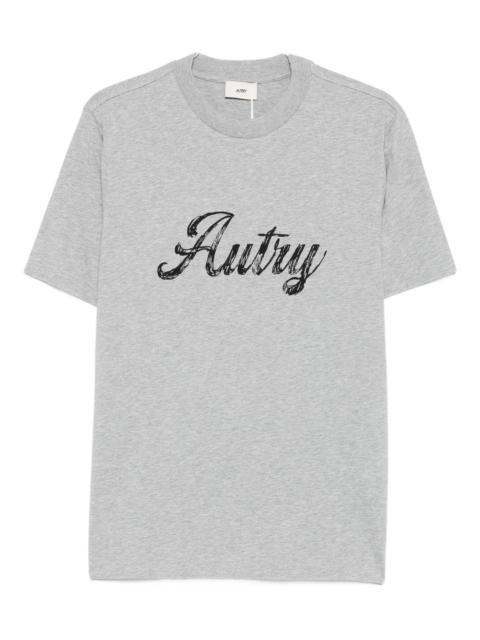 AUTRY Autry Script-logo Cotton T-shirt