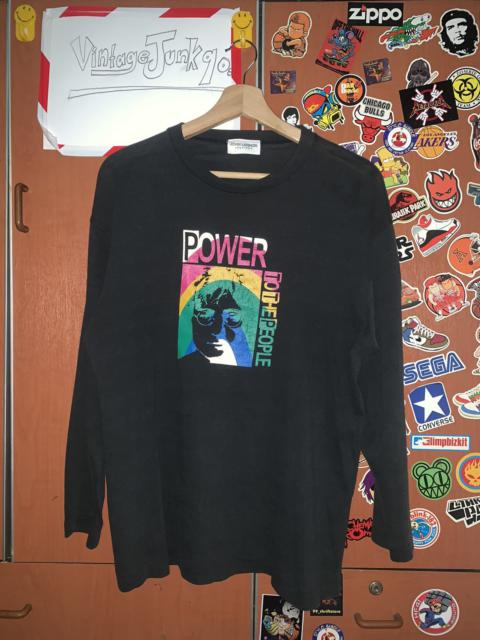 Band Tees - Vintage John lennon Love&peace Long Sleeve T-shirt