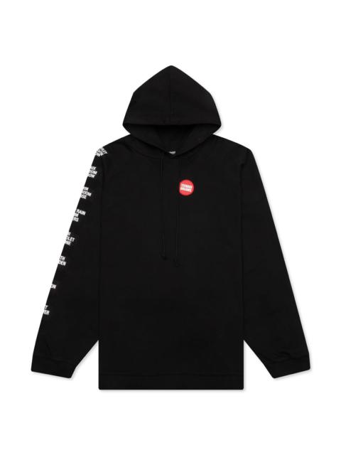 Raf Simons RAF SIMONS TEENAGE DREAMS OVERSIZED HOODIE - BLACK