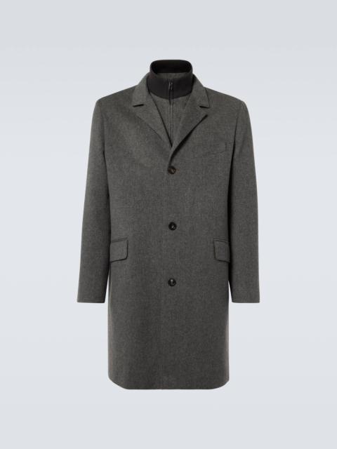 Martingala cashmere coat