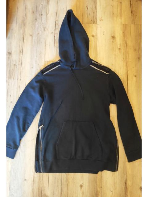 Balmain GRAIL! Metallic shoulder strap hoodie from FW12