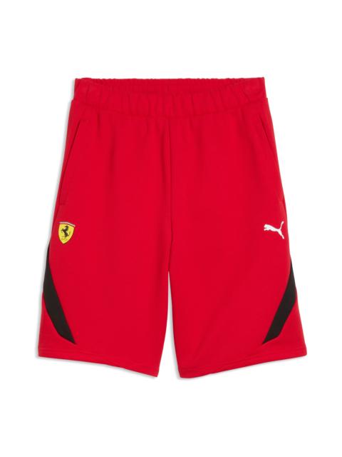 PUMA PUMA Scuderia Ferrari Motosport 1 Sweat Shorts in Rosso Corsa at Nordstrom