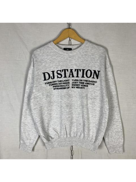 Other Designers Vintage - DJ Station Sweatshirt Crewneck