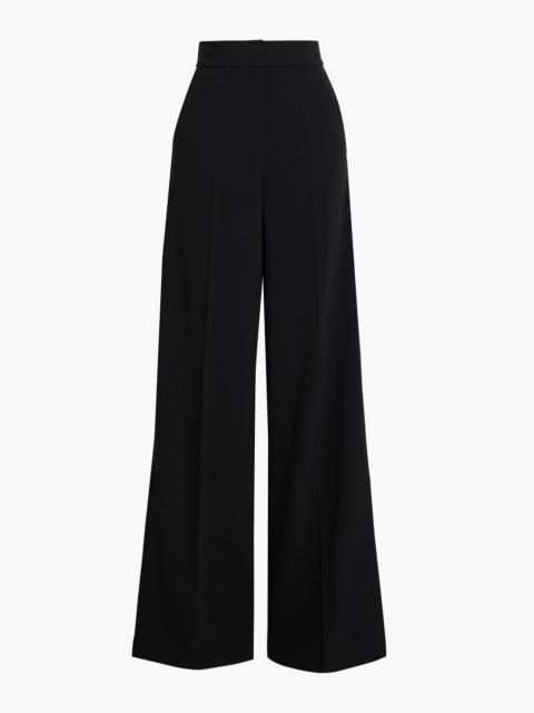 Max Mara Leccio crepe wide-leg pants
