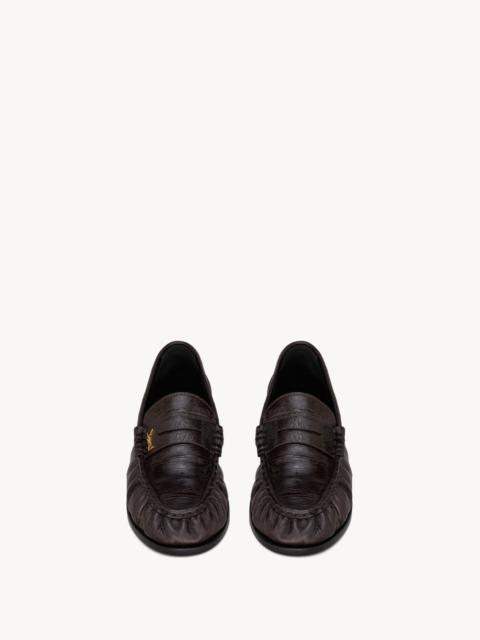 SAINT LAURENT LE LOAFER SUPPLE IN EEL