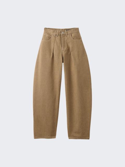 JACQUEMUS The Ovalo De-nimes Pants Beige