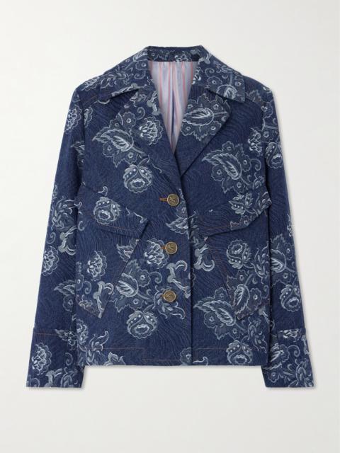 Etro Oversized Cotton-jacquard Jacket