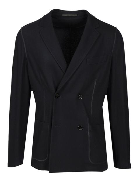 GIORGIO ARMANI Blazer In Cashmere Jackets Blue