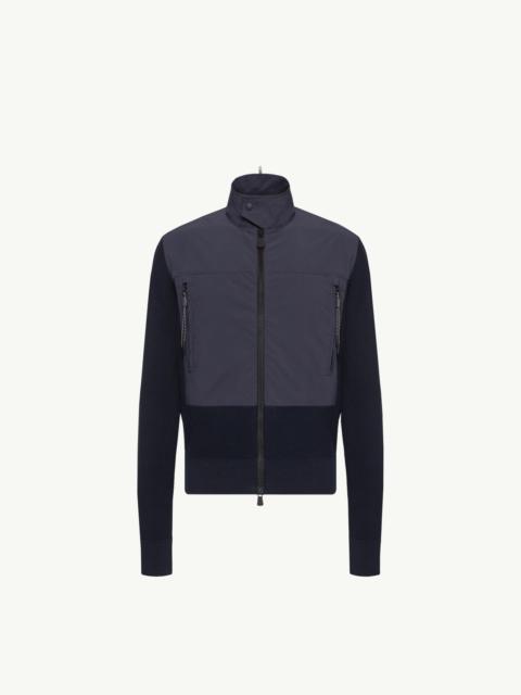 Moncler Grenoble Padded Zip-Up Cotton Cardigan